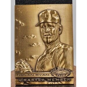 1991 Topps Stadium Club Nolan Ryan Gold Commemorative Card Charter Member